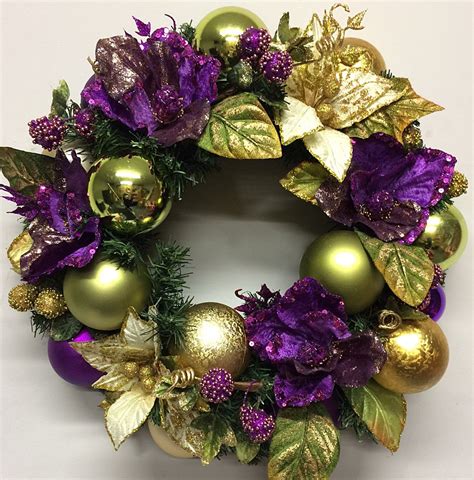 purple and gold christmas tree|purple christmas wreath ideas.